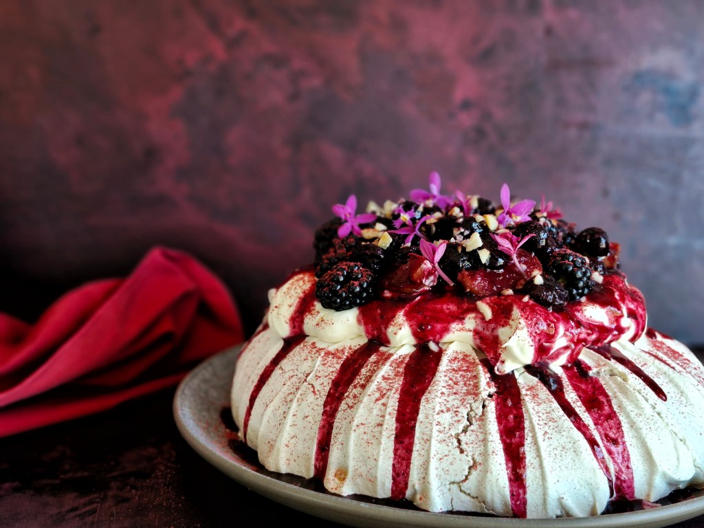 Plum & Proper -Native plum&nbsp;pavlova